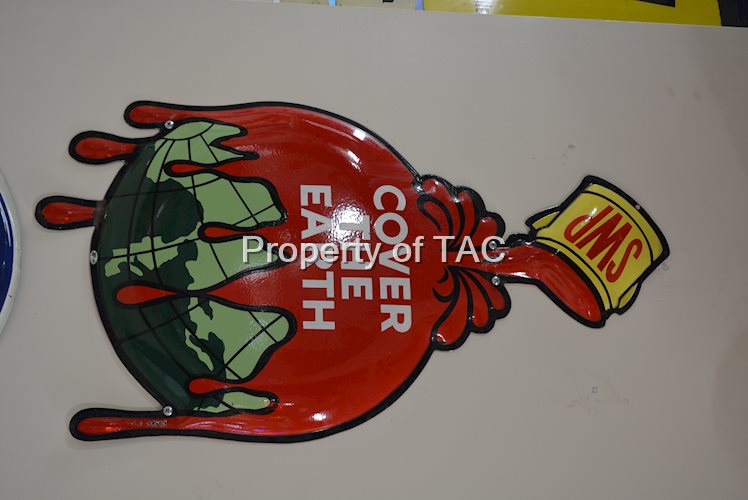SWP "Cover The Earth" Porcelain Sign
