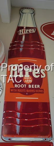 Hires Root Beer Bottle Metal Sign