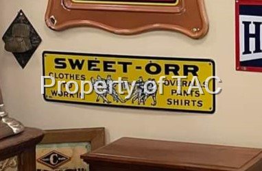 Sweet-Orr Clothes Overall sign
