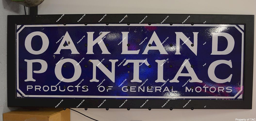 Oakland Pontiac sign