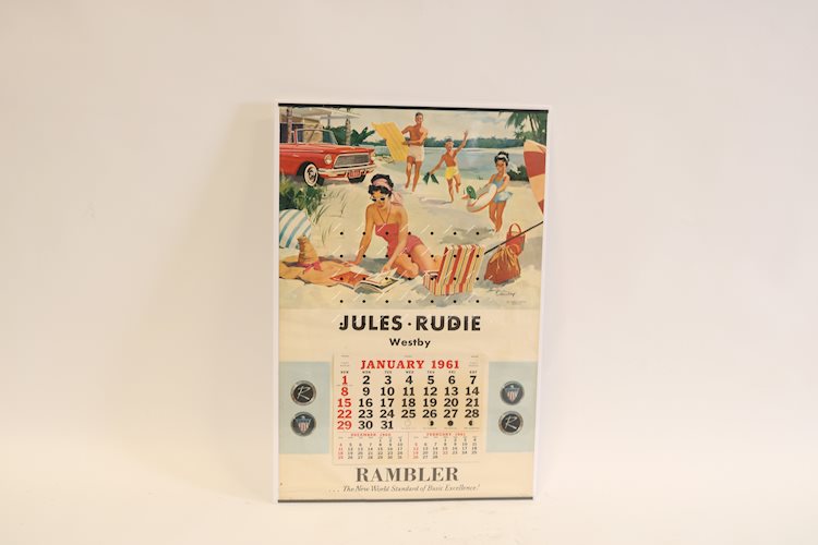 1961 Rambler Calendar