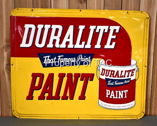 Duralite Paint w/Logo Metal Sign (TAC)