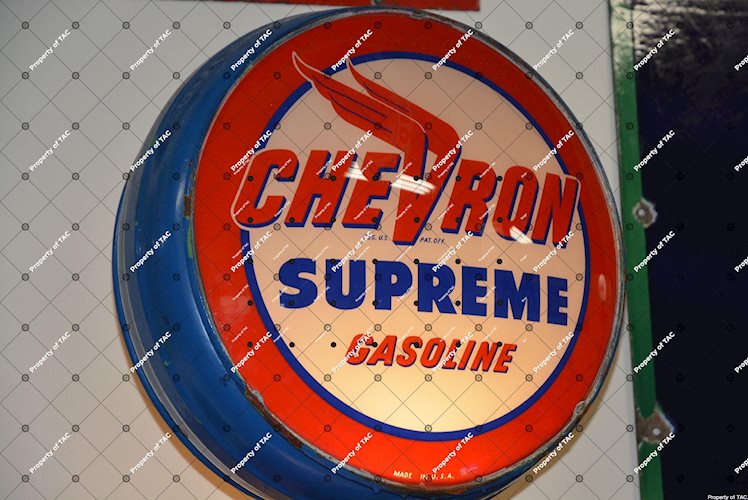 Chevron Supreme Gasoline 13.5 Globe Lens"