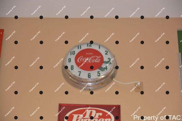 Drink Coca-Cola lighted clock