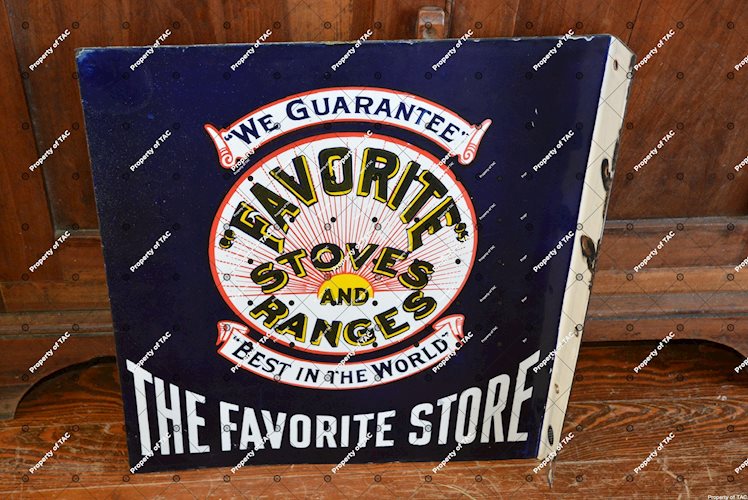 Favorite Stove and Ranges The Favorite Store" sign"