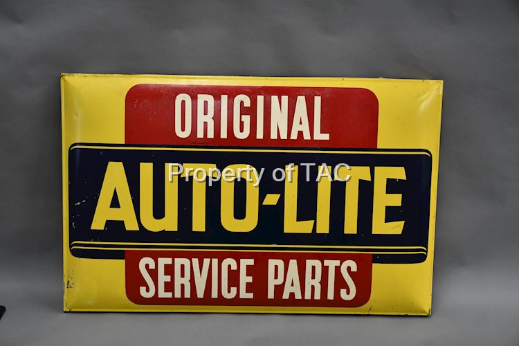 Auto-Lite Original Service Parts Metal Sign