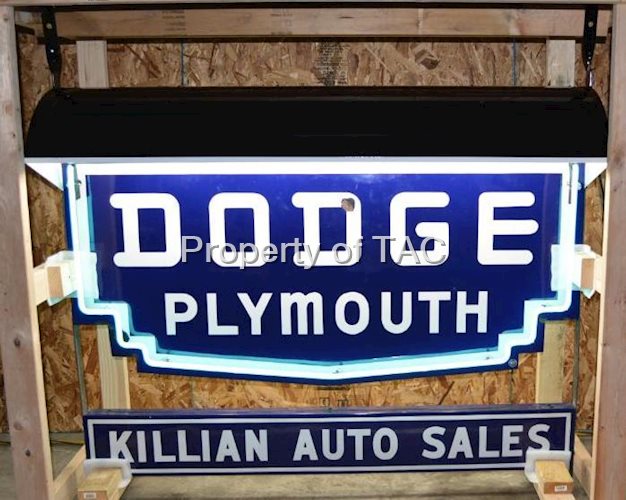 Dodge Plymouth Killian Auto Sales Neon/Lighted Hood Sign