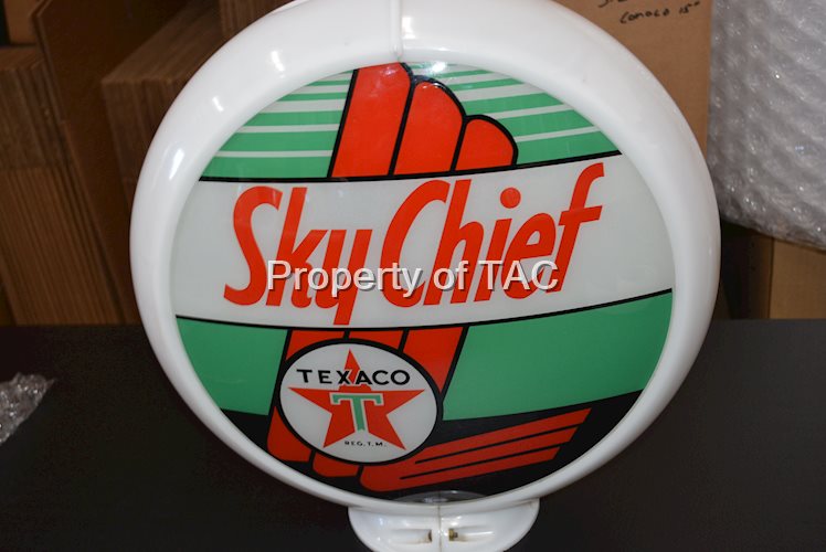Texaco (white-T) Star Logo 13.5" Single Globe Lens