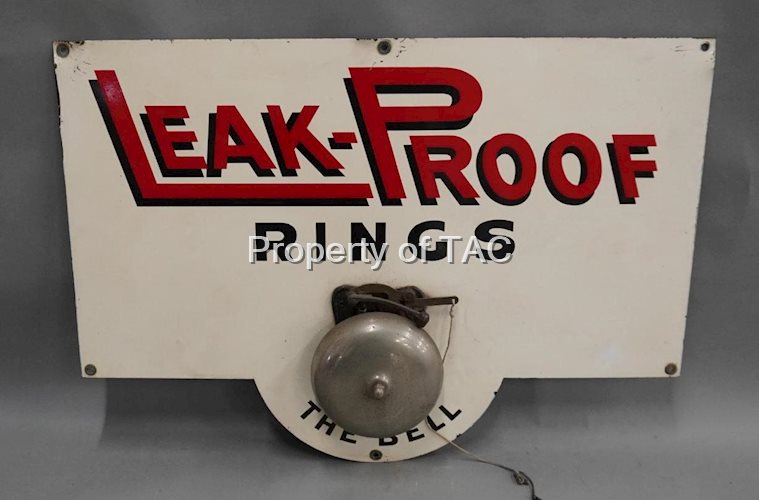 Leak-Proof Rings The Bell Metal Sign