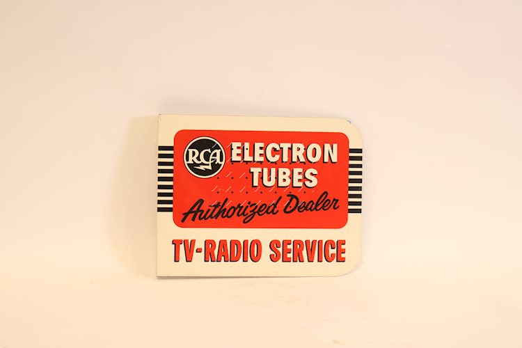 RCA Electron Tubes Authorized Dealers sign