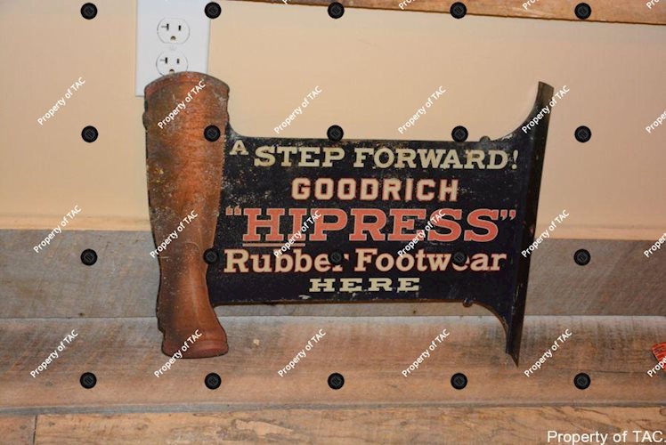 Goodrich Hipress" Rubber Footwear sign"