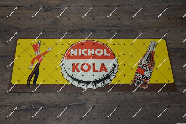 Nichole Kola w/logos sign