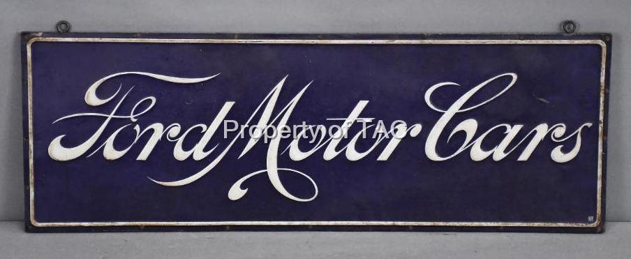 Early Ford Motor Cars Metal Sign
