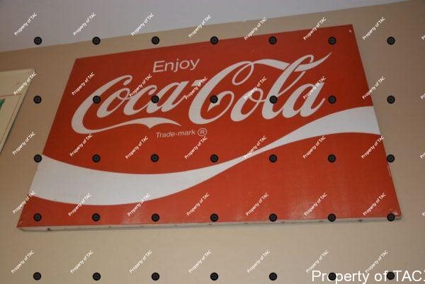 Enjoy Coca-Cola w/wave logo sign