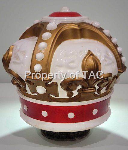 Standard Oil Red/Gold OPC Crown Globe