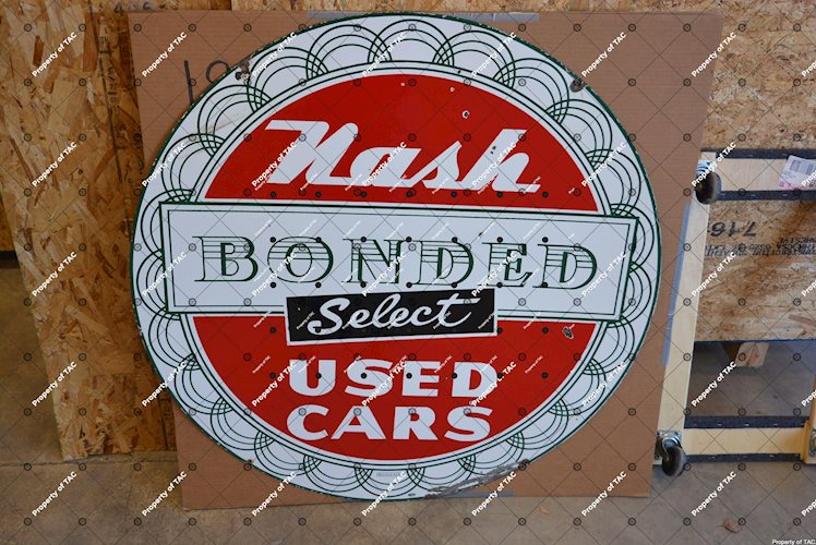 Nash Bonded Select Used Cars sign