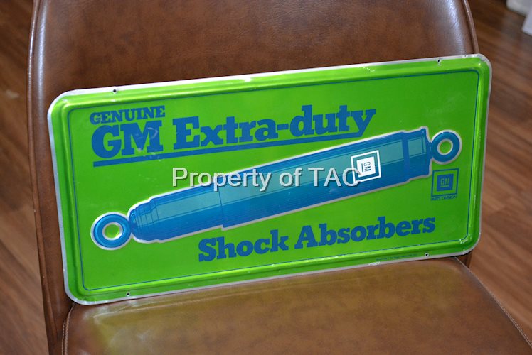 Genuine GM Extra-Duty Shock Absorbers Metal Sign