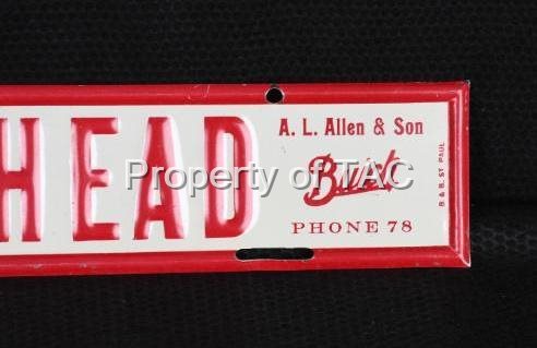 A.L. Allen & Son Buick "Brodhead" License Plate Attachment