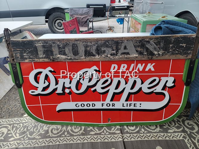 Drink Dr. Pepper "Good for Life!" Porcelain(water melon) sign
