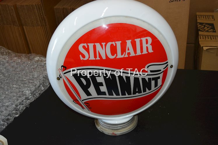 Sinclair Pennant (not touching the pole) 13.5" Single Globe Lens