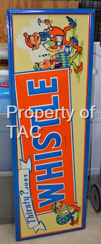 Thirsty? Just Whistle w/Elves Metal Sign
