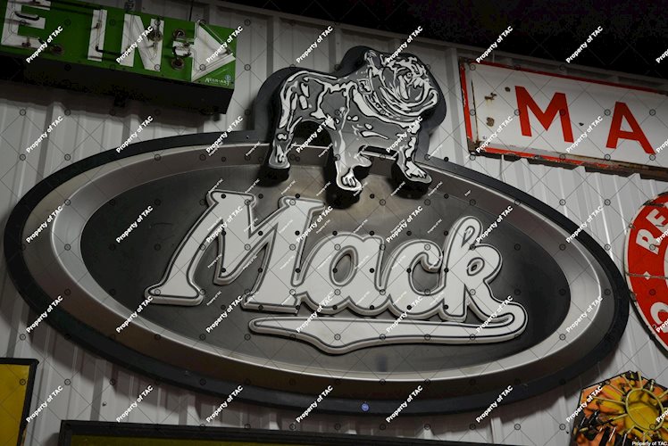 Mack w/bulldog Identification Sign