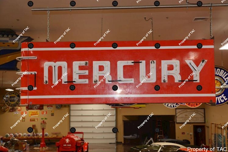 Mercury neon sign