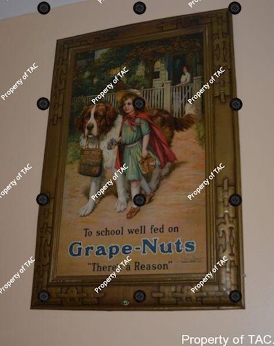 Grape-Nuts To School well feed" sign"