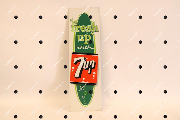Fresh" Up with 7up sign"