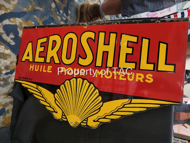 Aeroshell Huile Pour Motoeurs Porcelain Sign