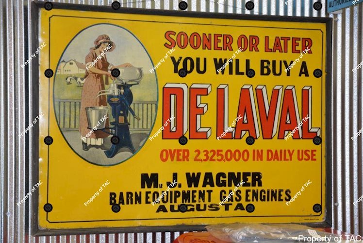 Sooner or later you will buy a DeLaval sign