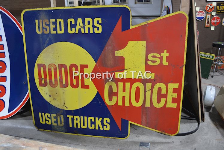 Dodge Used Cars/Used Truck 1st Choice Metal Sign