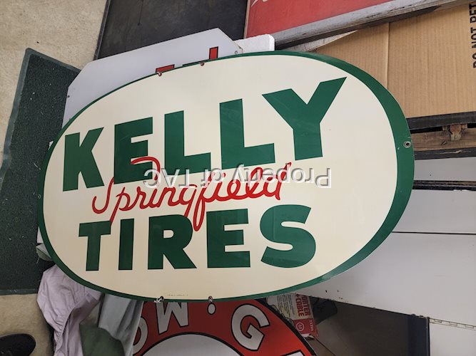 Kelly Springfield Tires Metal Sign
