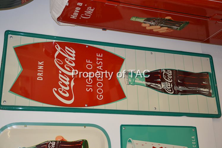 Drink Coca-Cola Sign of Good Taste sign