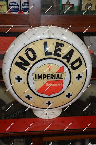 Imperial Refineries NO LEAD 13.5 single globe lens"