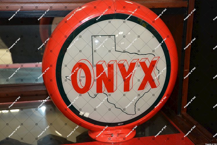 Onyx (Texas outline) 13.5 single globe lens"