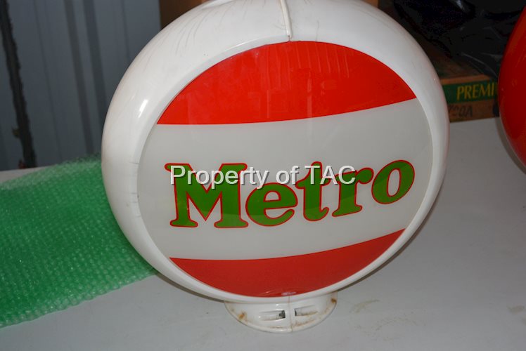 Metro (gas) 13.5"D. Single Globe Lens