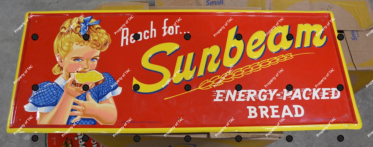 Reach for Sunbeam Energy-Packed Bread Metal Sign