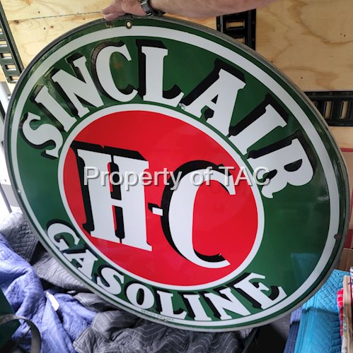 Sinclair H-C Gasoline Porcelain Sign (48)