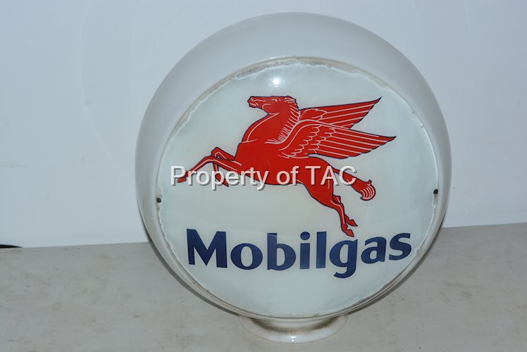 Mobilgas w/Pegasus 13.5"D. Single Globe Lens